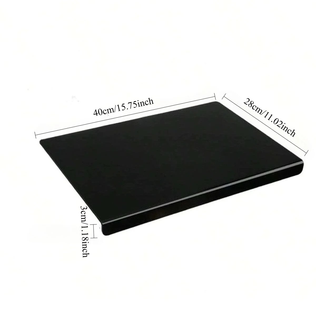 Acrylic Cutting Board with Counter Lip Thickness Clear Acrylic Cutting Board Household anti Slip Cutting Board Kitchen Tools