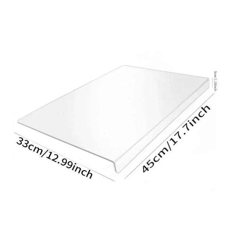 Acrylic Cutting Board with Counter Lip Thickness Clear Acrylic Cutting Board Household anti Slip Cutting Board Kitchen Tools