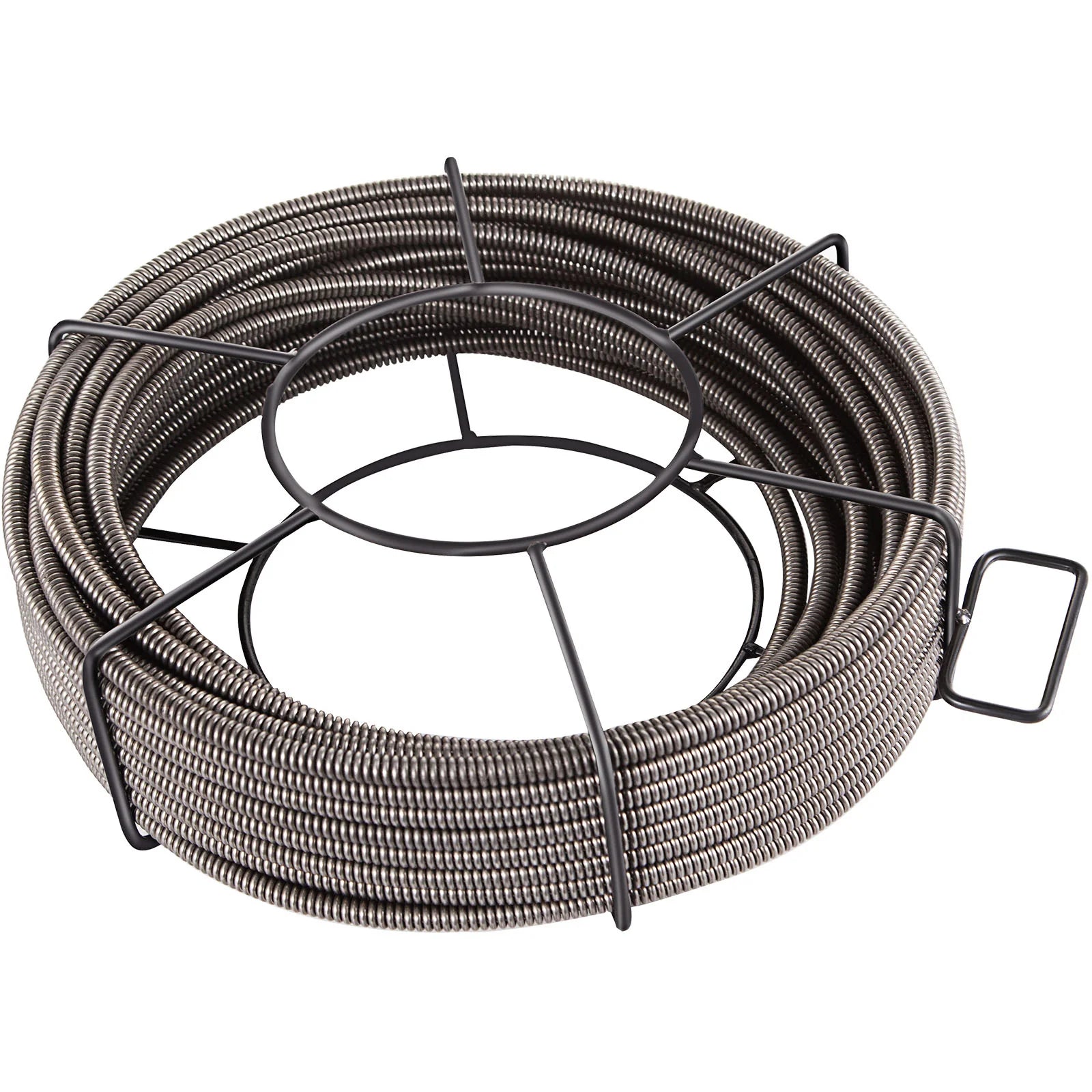Drain Cleaning Cable 50 Feet X 1/2 Inch Solid Core Cable Sewer Cable Drain Auger Cable Cleaner Snake Clog Pipe Drain Cleaning Cable Sewer Drain Auger Snake Pipe