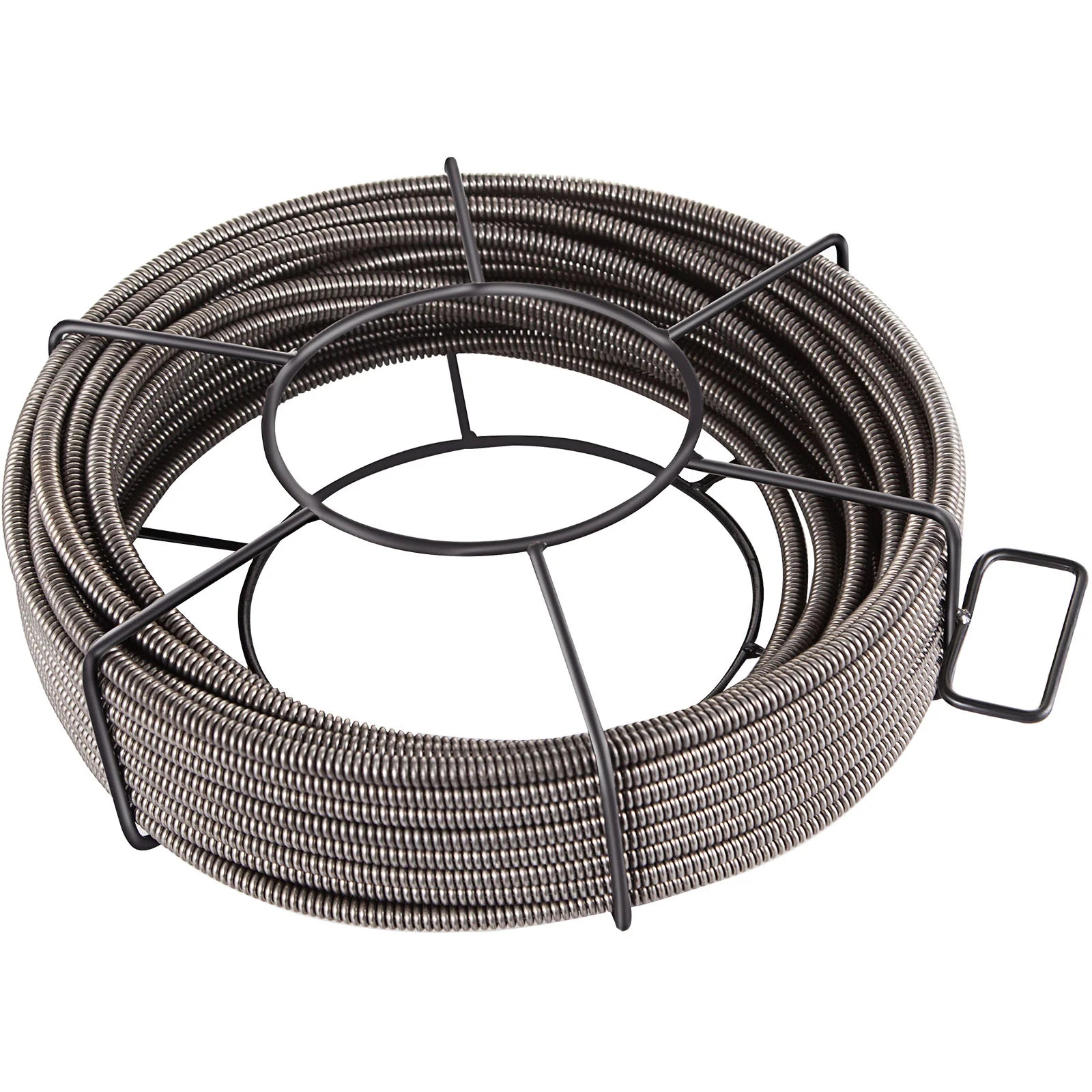 Drain Cleaning Cable 50 Feet X 1/2 Inch Solid Core Cable Sewer Cable Drain Auger Cable Cleaner Snake Clog Pipe Drain Cleaning Cable Sewer Drain Auger Snake Pipe
