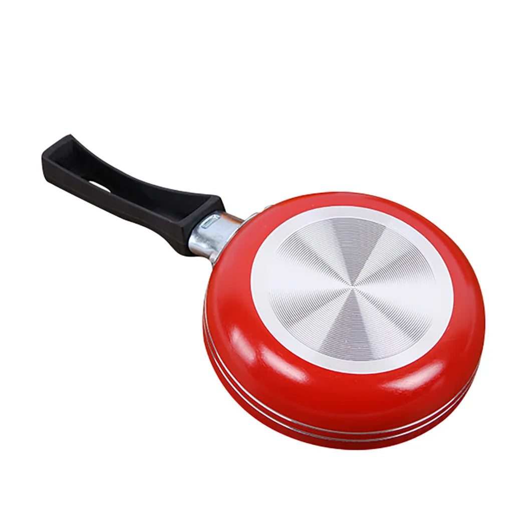 12Cm/14Cm/16/18Cm Mini Frying Pan Non-Stick Steel Frypan Pot Saucepan Random Color for Cookware Kitchen Cookware