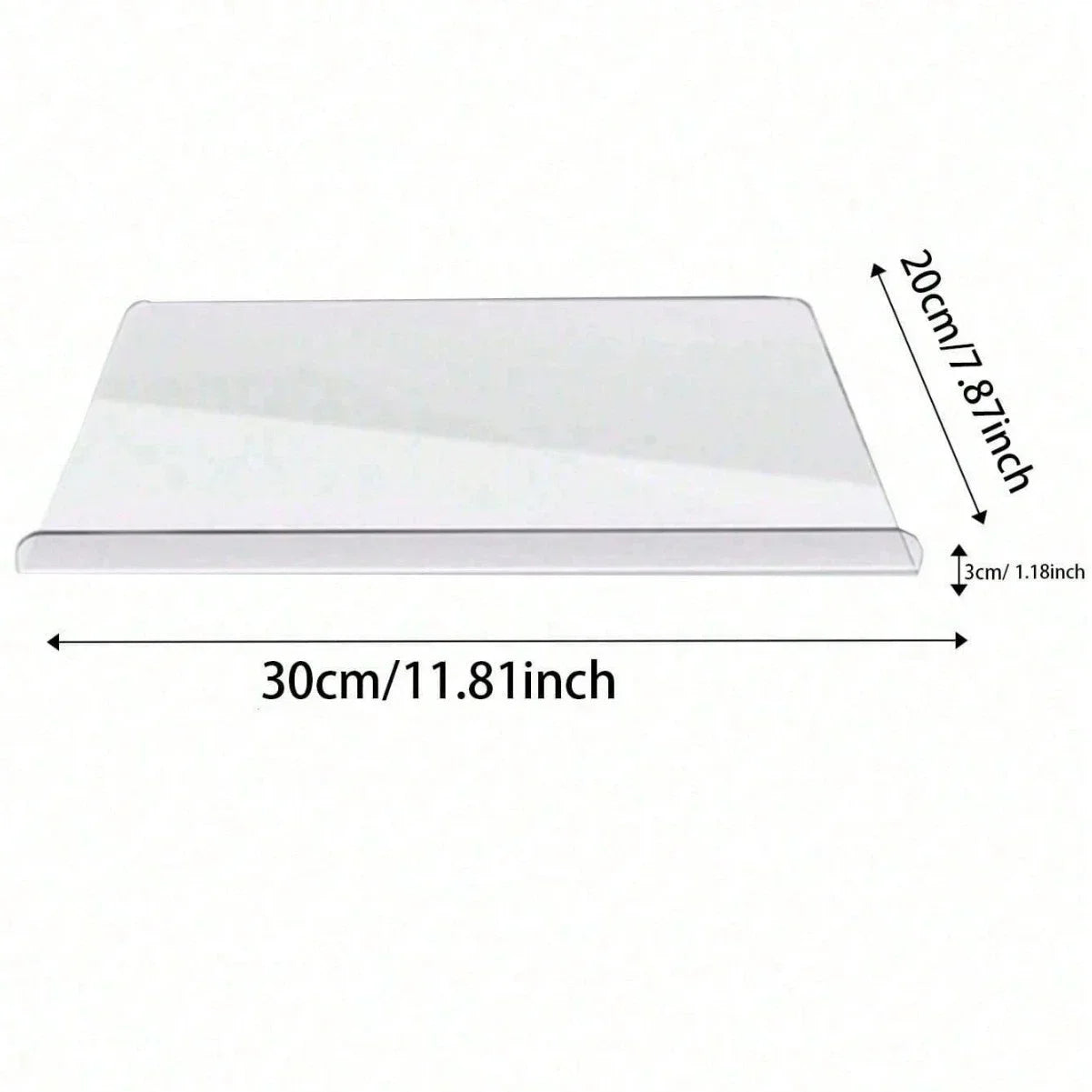 Acrylic Cutting Board with Counter Lip Thickness Clear Acrylic Cutting Board Household anti Slip Cutting Board Kitchen Tools
