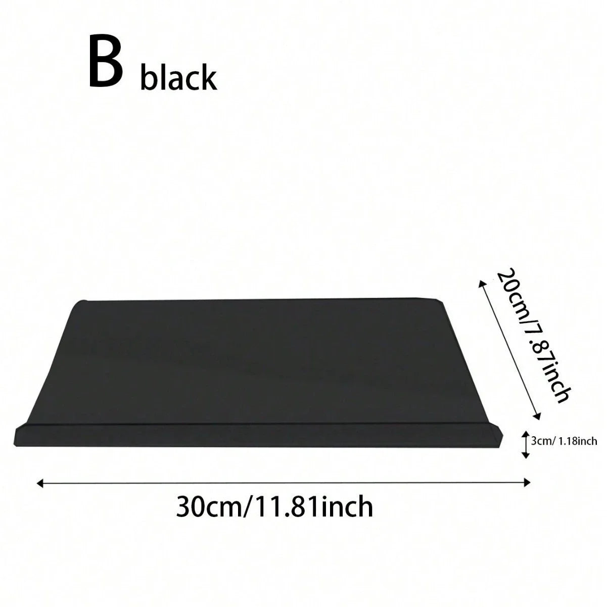 Acrylic Cutting Board with Counter Lip Thickness Clear Acrylic Cutting Board Household anti Slip Cutting Board Kitchen Tools