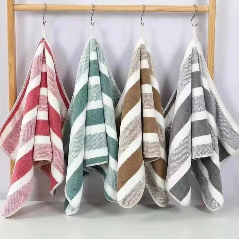 35*75Cm/70*140Cm Grey/Green Microfiber Hotel Towel Set Absorbent Soft Beach Towel Thickened Towel Set Bathroom Cleaning Product